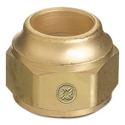 Western Enterprises Torch Tip Nut Replacements, Brass, 15/16 in - 18, Hex, Female, TN2-1