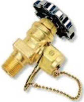 Western Enterprises Valves, Shut-Off Valve, 200 psi, Brass, Gas Tight Plug/Chain, Fuel Gas, WSV-1-2