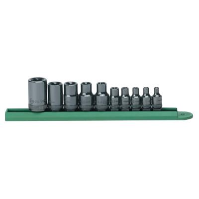 Apex Tool Group 10 Piece External TORX Socket Set, 80582
