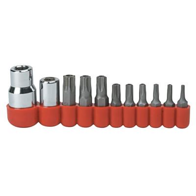 Apex Tool Group 10 Piece Bit Socket Sets, 3/8 in; 1/2 in, Metric, 80578