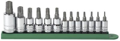 Apex Tool Group 13 Piece Bit Socket Sets, 1/4 in, 3/8 in & 1/2 in, 80725