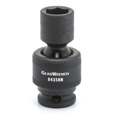 Apex Tool Group 6 Point Standard Universal Impact SAE Sockets, 3/8 in Dr, 9/16 in Opening, 84349N