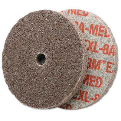 3M™ Scotch-Brite EXL Unitized Deburring Wheel, 6A, 3X1/4X1/4, Medium, Aluminum Oxide, 048011-14067