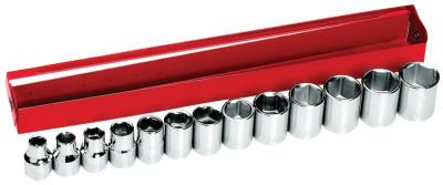 Klein Tools Metric Socket Sets, 3/8 in, 6 Point, 65506