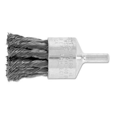 Advance Brush Straight Cup Knot End Brushes, Carbon Steel, 1" x 0.014", 83139
