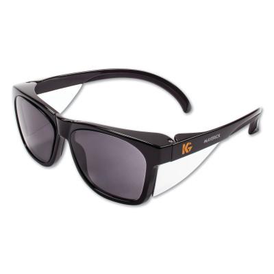 Kimberly-Clark Professional KLEENGUARDâ„¢ MAVERICKâ„¢ Safety Glasses, Smoke Anti-Fog/Scratch Lens, Black Frame, 49311