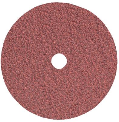 Pferd Ceramic Coated-Fiber Discs, 5 in Dia., 24 Grit, 62516