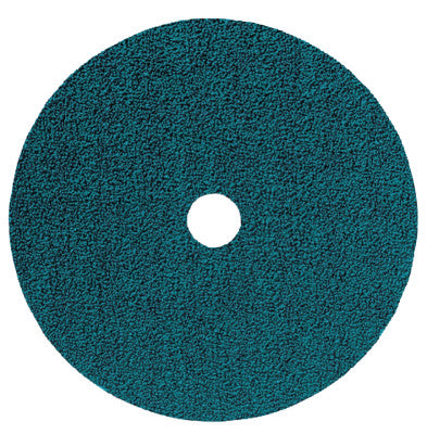 Pferd Zirconium Coated-Fiber Discs, Zirconia Alumina, 7 in Dia., 80 Grit, 62716