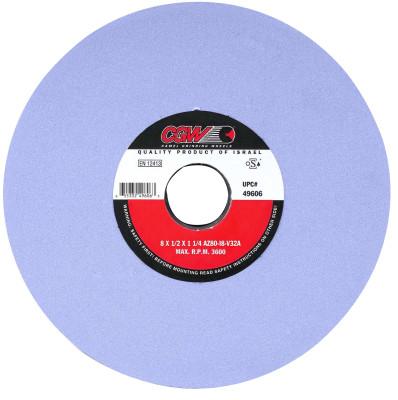 CGW Abrasives AZ Cool Blue Surface Grinding Wheels, Type 1, 12 X 1, 5" Arbor, 46, J, 34421