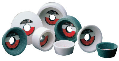 CGW Abrasives Tool & Cutter Wheels, White Aluminum Oxide,Type 11, 5X1 3/4, 1 1/4" Arbor, 46, K, 34917