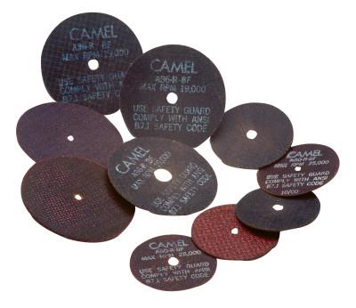 CGW Abrasives Cut-Off Wheel, Die Grinders, 4 in Dia, 1/16 in Thick, 3/8 in Arbor, 60 Grit, 45087