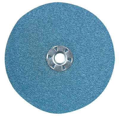 CGW Abrasives Resin Fibre Discs, Zirconia, 4 1/2 in Dia., 50 Grit, 48104