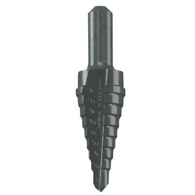 Stanley® Products Vari-Bit® Step Drill Bit, #3, 1/4 in to 3/4 in Cutting Dia, 9 Steps, 30883VB3