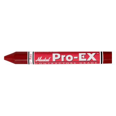 Markal® Pro-Ex Lumber Crayons, 1/2 in X 4 5/8 in, Red, 80382
