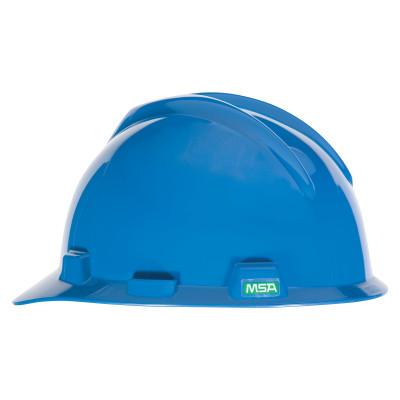 MSA V-GardÂ® 500 Protective Caps and Hats, 4 Point Fas-Trac, Vented Cap, Blue, 10034019