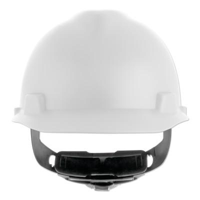 MSA V-GardÂ® Cap-Style Hard Hat with Fas-TracÂ® III Suspension, Matte, White, 10203081