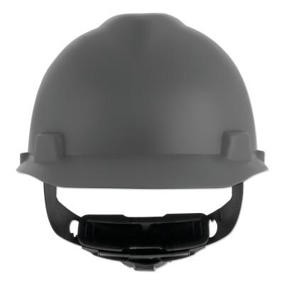 MSA V-GardÂ® Cap-Style Hard Hat with Fas-TracÂ® III Suspension, Matte, Grey, 10203084