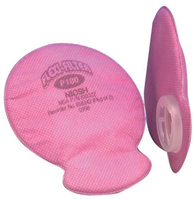 MSA Flexi-Filter Pads for Advantage Respirators, Nuisance Organic Vapor,  2/PK, 818355