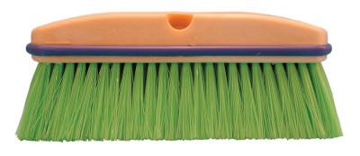 Magnolia Brush Vehicle Wash Brush, 10 in Foam Plstc Blk, 2-1/2 in Trim L, Green Flagged Nylon, 3033