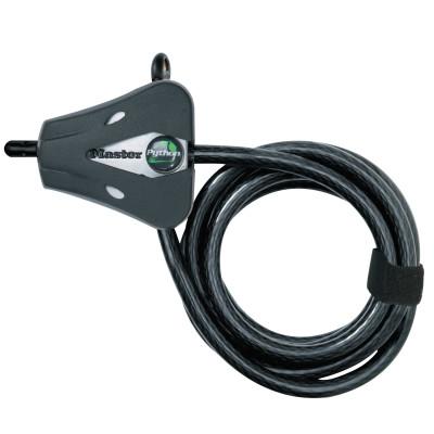 Master Lock Python Adjustable Locking Cables, 5/16 Cable Dia, Black, 8418D