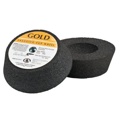 Carborundum Portable Snagging Cup Wheel, 6 in Dia, 2 in Thick, 16 Grit Aluminum Oxide, 05539507181