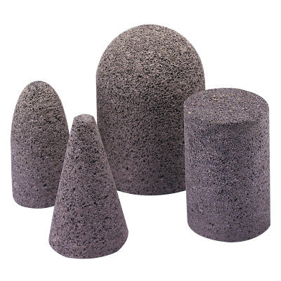 Carborundum Carbo Premiere Snagging Cones and Plugs, 1 1/2in Dia., 20 Grit, Zirconia Alumina, 05539520893