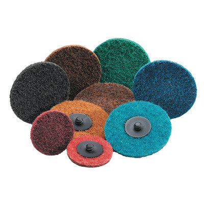 Carborundum Carbo Surface Prep Non-Woven Quick-Change Disc, Type III, 3", Fine, 05539554531