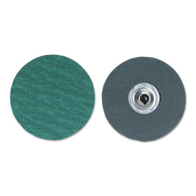 Merit Abrasives Zirconia Alumina fX QC-T2, 1 in Dia., 80 Grit, 08834161267