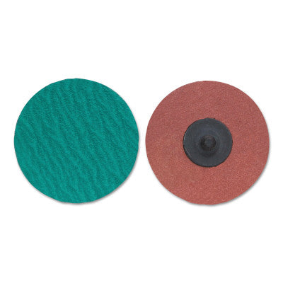 Merit Abrasives Zirconia Alumina Plus fX QC-T2, Aluminum Oxide, 1 in Dia., 80 Grit, R801, 08834161344