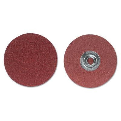 Merit Abrasives Ultra Ceramic Plus PowerLock Cloth Discs-Type II, 1 in Dia., 60 Grit, 08834162240