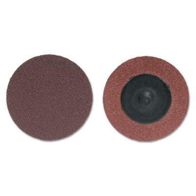 Merit Abrasives ALO Plus PowerLock Cloth Discs-Type III, Aluminum Oxide, 3 in Dia., 80 Grit, 08834164502