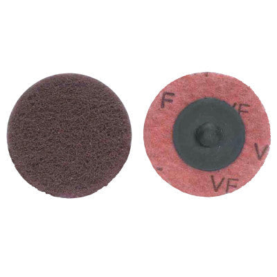 Merit Abrasives PowerLock Buffing Discs-Type III, 2", Very Fine, 08834166305