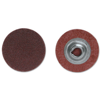 Merit Abrasives ALO Plus PowerLock Cloth Discs-Type II, Aluminum Oxide, 3 in Dia., 60 Grit, 08834166914