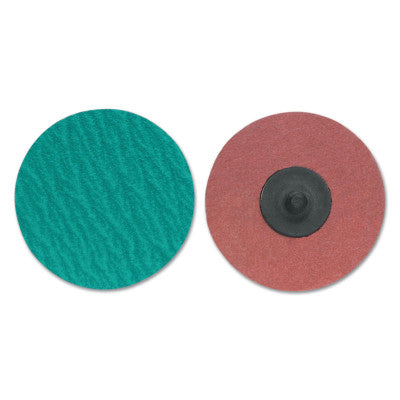 Merit Abrasives ZIRC Plus R801 PowerLock Cloth Discs-Type III, 1 in Dia., 80 Grit, 08834167097