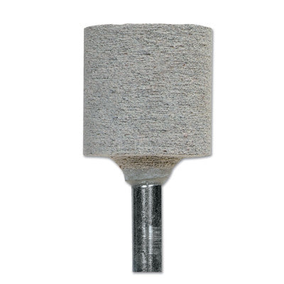 Saint-Gobain Cotton Fiber Mounted Points, 1 in Dia, 1 in Thick, 80 Grit Aluminum Oxide, 61463622646