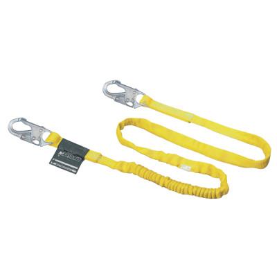 Honeywell Manyard Shock-Absorbing Lanyard, 6ft, Anchorage Connection, 2 Snap Hooks, Yellow, 216WLS-Z7/6FTYL