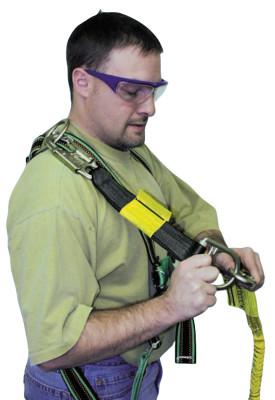 Honeywell D-Ring Extensions, Harness; Anchorage; Snap Hook; D-Ring, 8928-Z7/18INBK