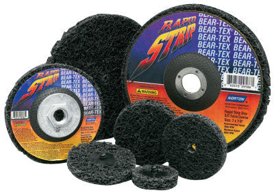 Saint-Gobain Bear-Tex Rapid Strip Discs, 2 in x 2 in, 36 Grit, Silicon Carbide, 66261013402
