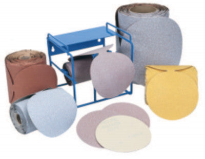 Saint-Gobain Paper Discs, Aluminum Oxide, 5 in Dia, 150 Grit, 66261131461