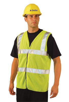OccuNomix Class 2 Mesh Vests with 3M Scotchlite Reflective Tape, 2X-Large, Hi-Viz Orange, LUX-SSCOOLG-O2X