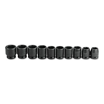 Stanley® Products 10 Piece Impact Socket Sets, 3/4 in, 6 Point, 07500-10