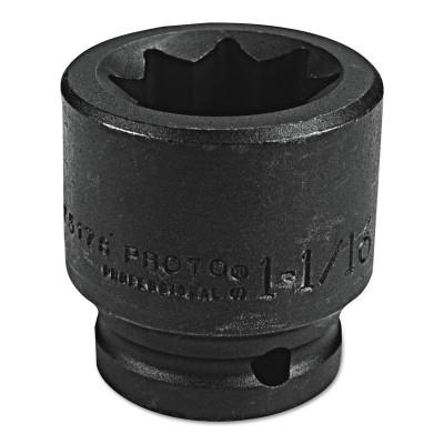 Stanley?? Products Torqueplus Impact Sockets, 3/4 in Drive, 1 1/16 in Opening, 8 Points, 07517S