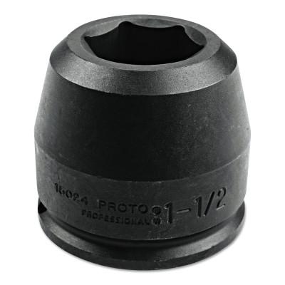 Stanley® Products Impact Sockets 1-1/2" Drive, 4 1/2 in, 6 Points, 15072