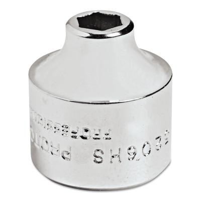 Stanley® Products TorquePlus Super Short Sockets, 3/8 in Drive, 3/16 in, 6 Points, 5206HS