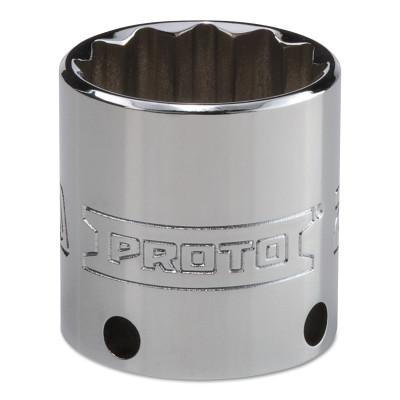 Stanley?? Products Tether-Ready Drive Deep Sockets, 3/8 in Drive, 26 mm, 1 3/8 in L, 12 Points, 5226M-TT