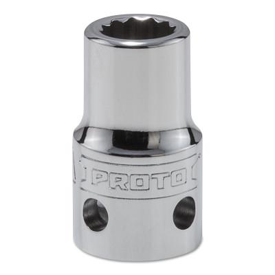 Stanley?? Products Tether-Ready Drive Deep Sockets, 1/2 in Drive, 11 mm, 1 31/64 in L, 12 Points, 5411M-TT