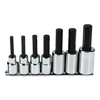 Stanley® Products 7 Pc. Hex Bit Socket Sets, 1/2 in Drive, 5441-7
