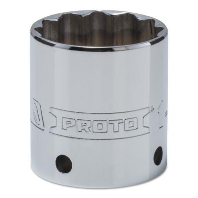 Stanley?? Products Tether-Ready Drive Deep Sockets, 1/2 in Drive, 1 5/16 in, 1 55/64 in L, 12 Pt, 5442-TT