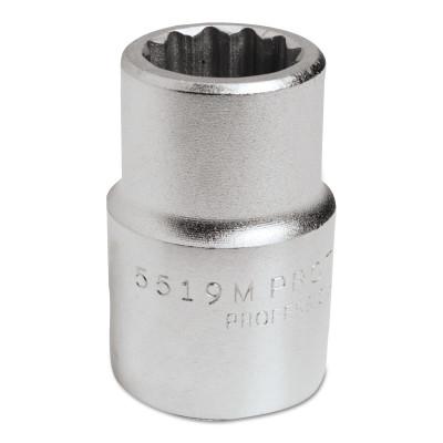 Stanley?? Products Torqueplus Metric Sockets 3/4 in, 3/4 in Drive, 60 mm, 12 Points, 5560M