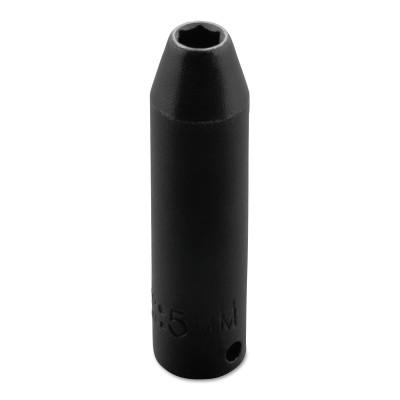 Stanley® Products Torqueplus Deep Impact Sockets 1/4 in, 1/4 in Drive, 5 mm, 6 Points, 6505MH